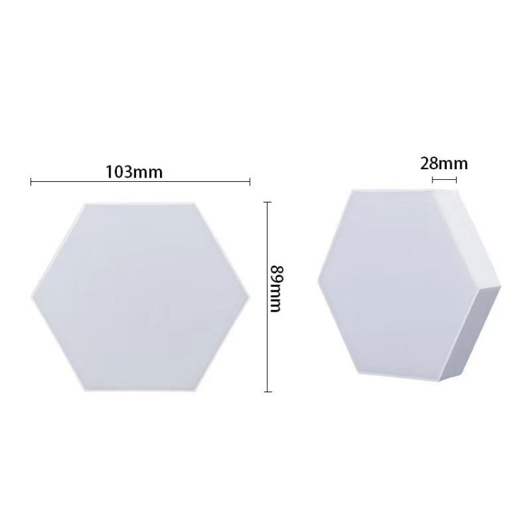 Đèn lục giác RGB Symphony DIY đèn tường tạo không gian cạnh giường, Đèn tổ ong thông minh, Bộ 10 cái, Bộ 12 cái