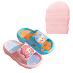 Dép trẻ em hoạt hình chống trượt đế mềm, size 26-27 dài trong 15.5cm, 28-29 dài trong 16.5cm, 30-31 dài trong 17.5cm, 32-33 dài trong 18.5cm, 34-35 dài trong 19.5cm