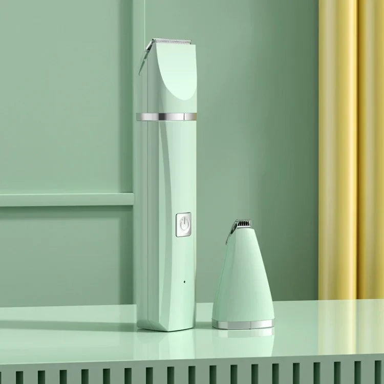 ペットシェーバー猫犬用足毛クリッパー電動フェーダー、2in1グリーン、3in1グリーン、4in1グリーン、2in1ホワイト、3in1ホワイト、4in1ホワイト