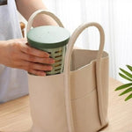 Cốc Ăn Vặt Trái Cây Và Rau 600ml Có Nắp Và Nĩa Hộp Salad Chống Rò Rỉ, Đóng Kín