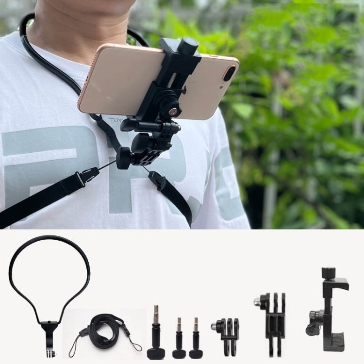 Dây đeo cổ máy ảnh TUYU, giá đỡ điện thoại gắn ngực cho quay video/POV, các phiên bản: tiêu chuẩn (đen), tiêu chuẩn (xanh), có kẹp điện thoại (đen), có kẹp điện thoại (xanh), quay dọc (đen), quay dọc (xanh), quay dọc + kẹp điện thoại (đen)