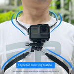Dây đeo cổ máy ảnh TUYU, giá đỡ điện thoại gắn ngực cho quay video/POV, các phiên bản: tiêu chuẩn (đen), tiêu chuẩn (xanh), có kẹp điện thoại (đen), có kẹp điện thoại (xanh), quay dọc (đen), quay dọc (xanh), quay dọc + kẹp điện thoại (đen)