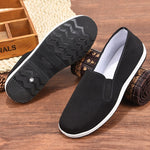 Giày vải slip-on thoáng khí nam mùa xuân hè, giày làm việc chống trượt, size 35 đến 45