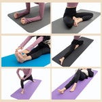Thảm yoga NBR 187 x 62.5 x 0.8cm, mở rộng và dày, thảm tập nhảy chống trượt