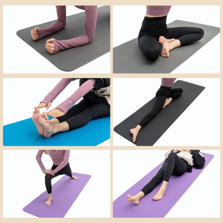 Thảm yoga NBR 187 x 62.5 x 0.8cm, mở rộng và dày, thảm tập nhảy chống trượt