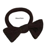 5 chiếc/bịch phụ kiện tóc nơ nữ, băng đô co giãn không để lại dấu thắt