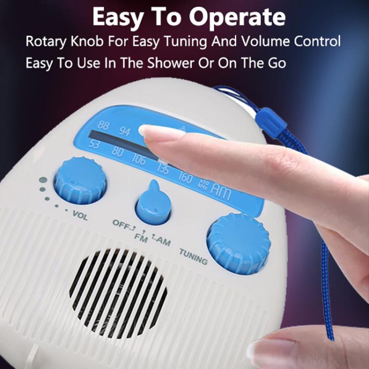 Đài FM chống nước di động có dây treo cho phòng tắm, SY-900