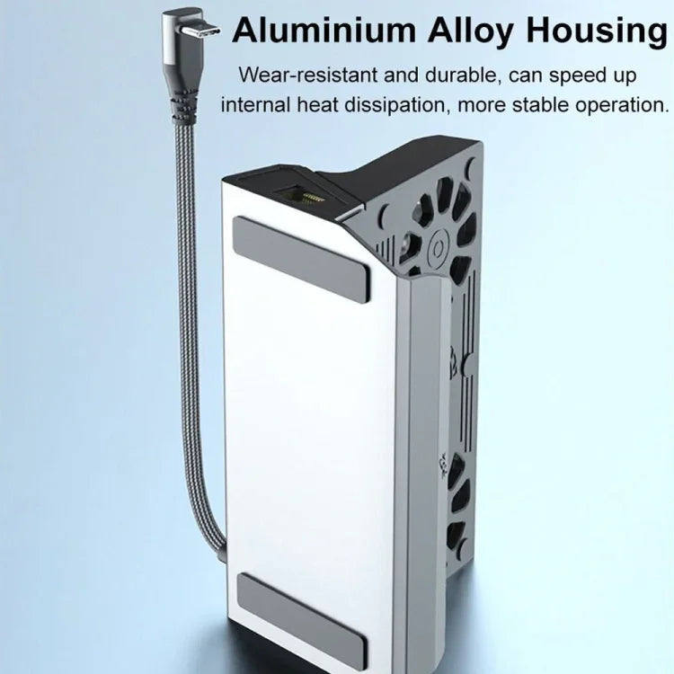 Đế sạc 100W PD đa chức năng USB 3.0 cho máy chơi game ASUS ROG Ally, 5 trong 1, 6 trong 1, 9 trong 1, 10 trong 1