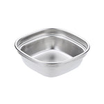 Đĩa nước sốt vuông bằng thép không gỉ cho lẩu, đĩa gia vị, bộ đồ nướng, 1 ngăn (bạc), 2 ngăn (bạc), 3 ngăn (bạc), 4 ngăn (bạc), 1 ngăn (vàng), 2 ngăn (vàng), 3 ngăn (vàng), 4 ngăn (vàng)