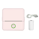 Máy in bỏ túi không mực Bluetooth X6 200DPI cho học sinh làm bài tập, giấy in màu hồng x1, giấy in trắng x1, giấy in màu hồng x5, giấy in trắng x5, nhãn dán màu hồng x5, nhãn dán trắng x5, 5 giấy in màu hồng + 5 nhãn dán