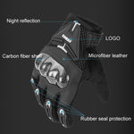Găng tay xe máy SOMAN chống ngã, thoáng khí, chống trượt sợi carbon, cỡ M, L, XL, XXL