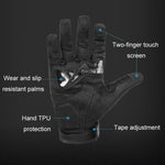 Găng tay xe máy SOMAN chống ngã, thoáng khí, chống trượt sợi carbon, cỡ M, L, XL, XXL