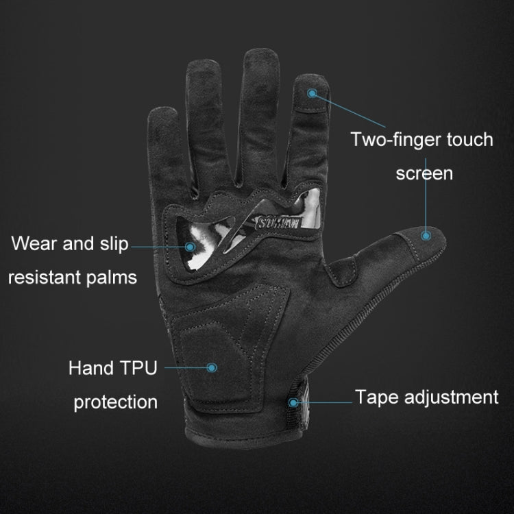 Găng tay xe máy SOMAN chống ngã, thoáng khí, chống trượt sợi carbon, cỡ M, L, XL, XXL