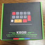 Bàn phím số cơ lập trình macro đa chức năng RGB 13 phím MKESPN có núm xoay có dây
