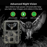 Camera săn bắn theo dõi 20MP 1080P có tầm nhìn ban đêm MiNi301