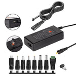 Adapter sạc nguồn DC điều chỉnh 65W 6-20V 3A, phích cắm US, phích cắm EU, phích cắm UK nhỏ, phích cắm AU, phích cắm UK lớn