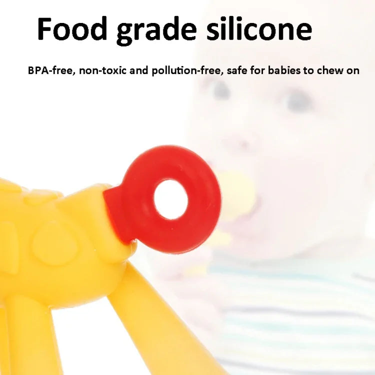 Đồ chơi cắn silicone hình hươu cao cổ XUNYI cho bé, hộp rơi màu vàng, hộp rơi màu hồng, hộp rơi màu xanh, hộp chữ nhật màu vàng, hộp chữ nhật màu hồng, hộp chữ nhật màu xanh
