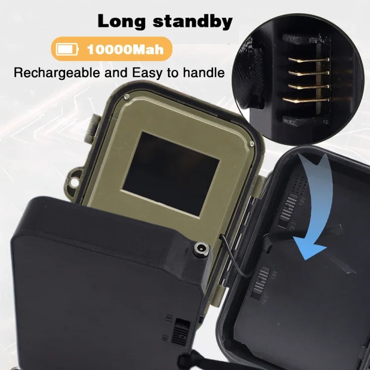 Camera theo dõi ngoài trời 4K 4G điều khiển từ xa qua điện thoại di động xem ảnh / video mọi lúc, HC-940Pro-Li
