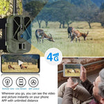 Camera theo dõi ngoài trời 4K 4G điều khiển từ xa qua điện thoại di động xem ảnh / video mọi lúc, HC-940Pro-Li