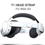 Dây đeo đầu điều chỉnh Elite cho tai nghe Meta Quest 3 VR, Elite Headset trắng, Elite Headset đen