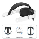 Dây đeo đầu điều chỉnh Elite cho tai nghe Meta Quest 3 VR, Elite Headset trắng, Elite Headset đen