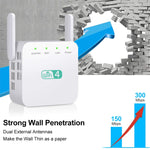 Bộ khuếch đại Wi-Fi 2.4G 300M phạm vi dài Bộ lặp WiFi Bộ tăng tín hiệu không dây, phích cắm US màu trắng, phích cắm EU màu trắng, phích cắm UK màu trắng, phích cắm US màu đen, phích cắm EU màu đen, phích cắm UK màu đen