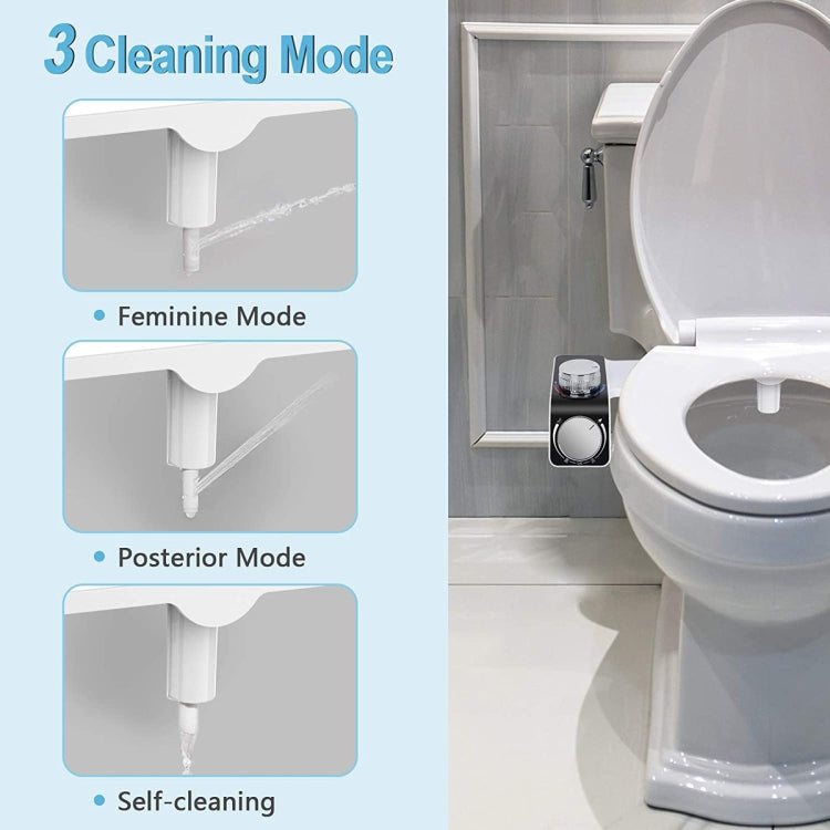 Bộ phụ kiện bệ ngồi bồn cầu bidet với vòi nóng lạnh đôi vệ sinh cá nhân, 7/8 cho Bắc Mỹ, 1/2 cho châu Á/Úc/Anh, 3/8 cho châu Âu