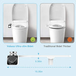 Bộ phụ kiện bệ ngồi bồn cầu bidet với vòi nóng lạnh đôi vệ sinh cá nhân, 7/8 cho Bắc Mỹ, 1/2 cho châu Á/Úc/Anh, 3/8 cho châu Âu