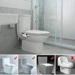 Bộ phụ kiện bệ ngồi bồn cầu bidet với vòi nóng lạnh đôi vệ sinh cá nhân, 7/8 cho Bắc Mỹ, 1/2 cho châu Á/Úc/Anh, 3/8 cho châu Âu
