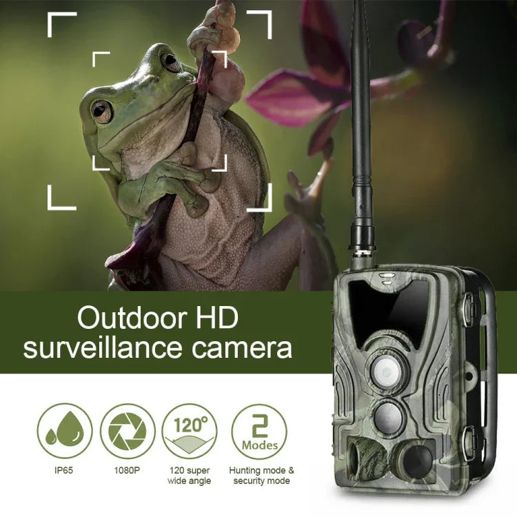 Camera săn bắn ngoài trời 4K 4G HC-801Pro điều khiển từ xa qua APP trên điện thoại di động xem ảnh và video mọi lúc, phích cắm EU, phích cắm US, phích cắm AU