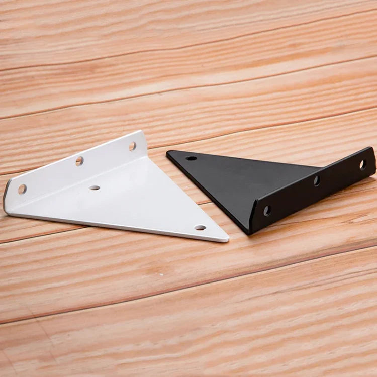 Giá đỡ kệ tường tam giác chịu lực vô hình kèm ốc vít, 140x130mm Đen, 170x130mm Đen, 230x170mm Đen, 280x170mm Đen, 140x130mm Trắng, 170x130mm Trắng, 230x170mm Trắng, 280x170mm Trắng