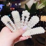 5 chiếc/bộ kẹp tóc ngọc trai, kẹp tóc lớn, kẹp ghim, phụ kiện tóc cho nữ và bé gái