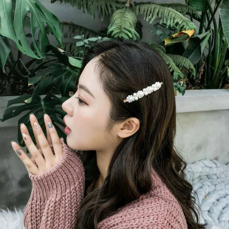 5 chiếc/bộ kẹp tóc ngọc trai, kẹp tóc lớn, kẹp ghim, phụ kiện tóc cho nữ và bé gái