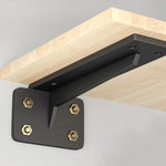 Giá đỡ loại T chịu lực nặng 5mm, giá đỡ laminate chịu tải giấu kín, 6 inch, 8 inch, 10 inch, 12 inch, 14 inch, 16 inch, 18 inch, 20 inch