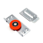 Phụ kiện ròng rọc cửa trượt tủ quần áo, phụ kiện cửa trượt êm ái kèm 8 vít, ròng rọc