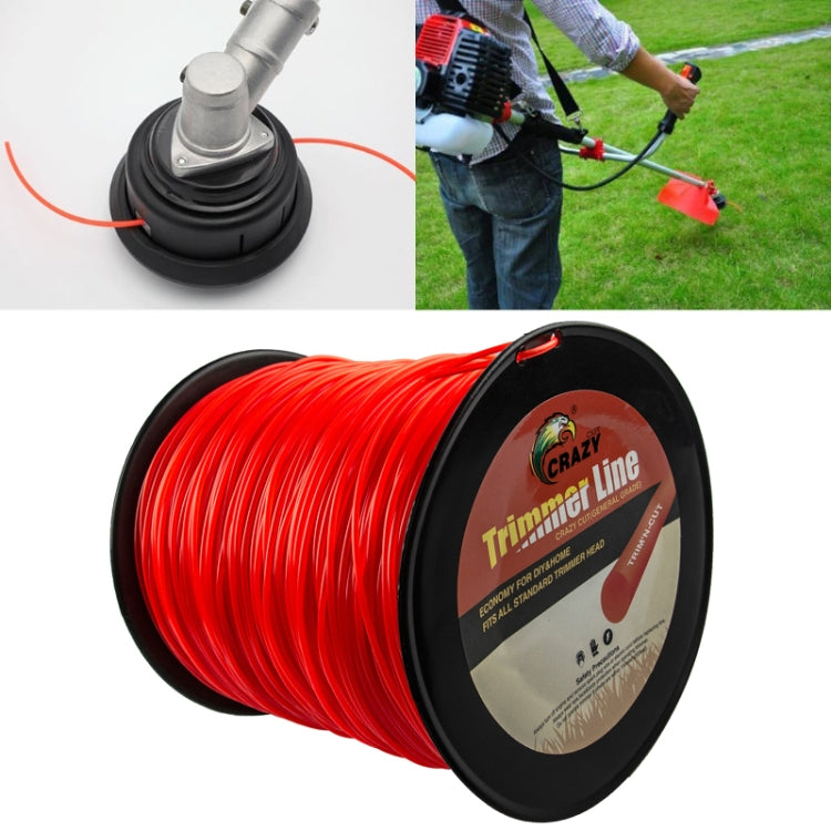 Dây cắt cỏ bằng nylon trục dây 5LB, 3.0mm tròn