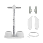 Giá đỡ lưu trữ và sạc kính VR Meta Quest 3 với đèn RGB mát mẻ, đế sạc