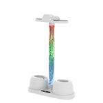 Giá đỡ lưu trữ và sạc kính VR Meta Quest 3 với đèn RGB mát mẻ, đế sạc