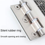 Bản lề ngăn kính cửa nội thất, nhôm không gian, thép không gỉ chống rỉ