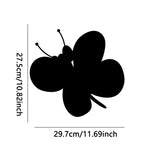 Decal dán tường 3D hình bướm bằng acrylic, trang trí tường phòng ngủ và phòng khách, gương mềm, hình bướm