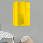 Decal dán tường gương acrylic hình chữ nhật góc tròn 3D, trang trí nhà, gương mềm, 4 cái 15cm x 10cm, 4 cái 20cm x 13cm, 4 cái 30cm x 20cm, 4 cái 42cm x 27cm
