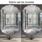 Bộ 18 chiếc decal gương acrylic hoa anh đào dán tường phòng khách phòng ngủ trang trí nền tường, hoa anh đào