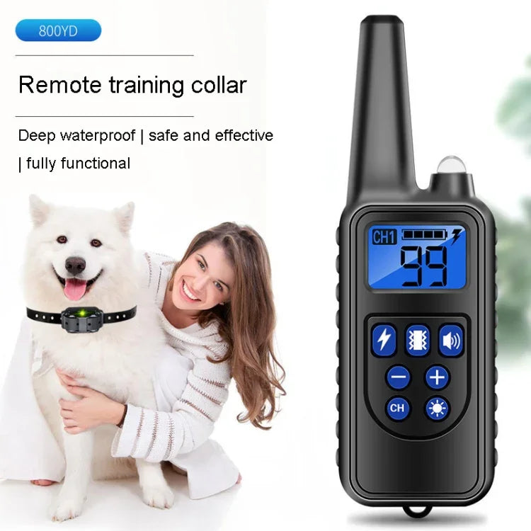 Vòng Cổ Huấn Luyện Chó Thông Minh Chống Sủa Điều Khiển Từ Xa 800m, Có 1 Vòng Cổ, Có 2 Vòng Cổ, Có 3 Vòng Cổ