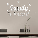 Decal gương acrylic Familylove nổi 3D dán tường trang trí nhà tự dính, Familylove