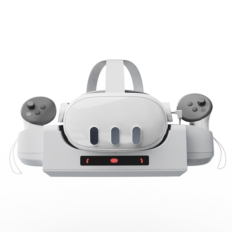 Giá đỡ sạc gắn tường nhanh có đèn báo LED cho mũ bảo hiểm VR Meta Quest 3