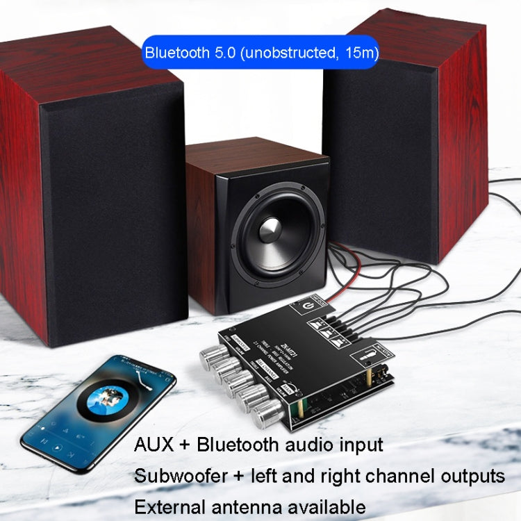 Module ampli kỹ thuật số Bluetooth ZK-MT21 công suất 50W x 2 + 100W 2.1 kênh, ZK-MT21