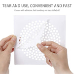 FASOLA 15 chiếc/túi, bộ lọc chậu rửa dùng một lần, miếng dán thoát nước sàn không dệt, lỗ nhỏ, lỗ lớn