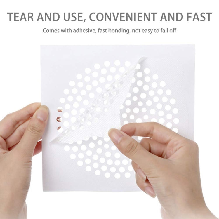 FASOLA 15 chiếc/túi, bộ lọc chậu rửa dùng một lần, miếng dán thoát nước sàn không dệt, lỗ nhỏ, lỗ lớn