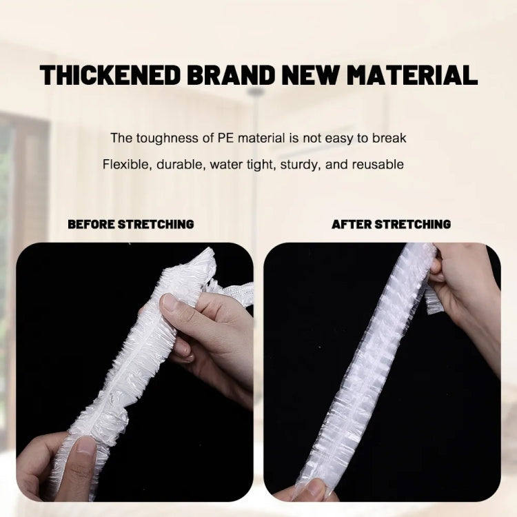 Túi phủ bụi điều hòa dùng một lần, túi phủ đơn vị trong nhà lớn co giãn, 70x145cm, 10 chiếc/túi