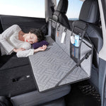 Car Camping Bed Folding Board SUV Rear Row Extension Board For Tesla, Gray, Black, Gray Embossed, Black Embossed